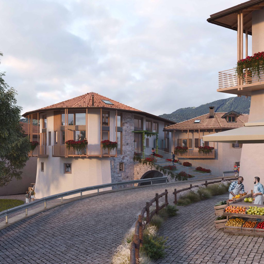 Development of multi-building hotel in Trentino | Sclemo